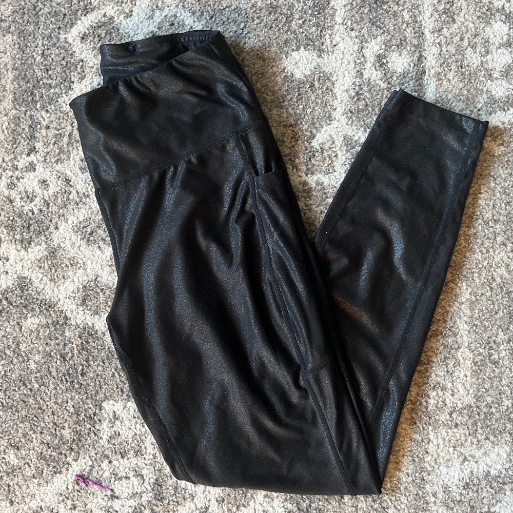 High Waisted Faux leather Leggings